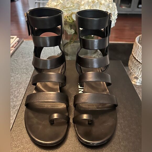 Chanel Calfskin Gladiator Sandals - Picture 6 of 10
